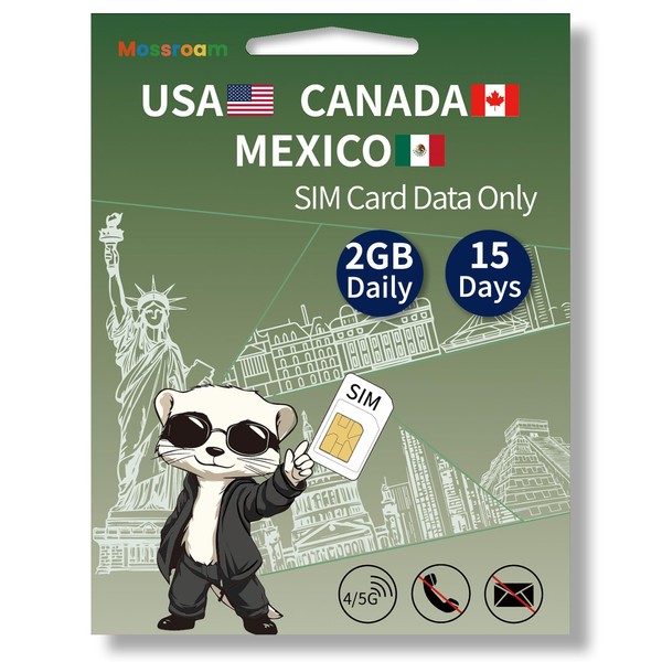 North America Data SIM Card for Travel -USA & Canada