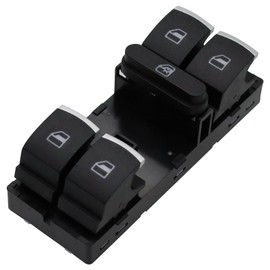 MCamooer Golf 5 Window Switch 6 Button Window Switch Compatible with Jetta, Polo, Passat, Caddy, Tiguan, Touran