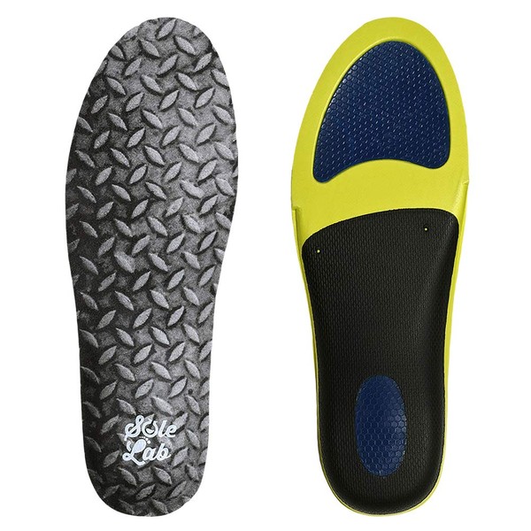 Insole for Work Boots. Extra Cushion Insole with Flexible Support and Adaptive Arch and Gel Insert. for Men and Women
