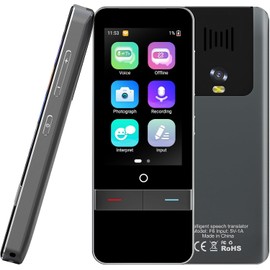 Language Translator, Offline Language Translator in 14 Languages, Translation Device Without Internet, 139 Supported Languages Online Translator with Voice Output for Business, Learning and Travel