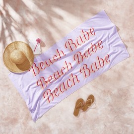 Sassy B Beach Babe Beach Towel