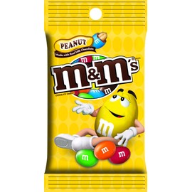M&M'S Peanut Chocolate Candy 5.3-Ounce Bag (Pack of 12)