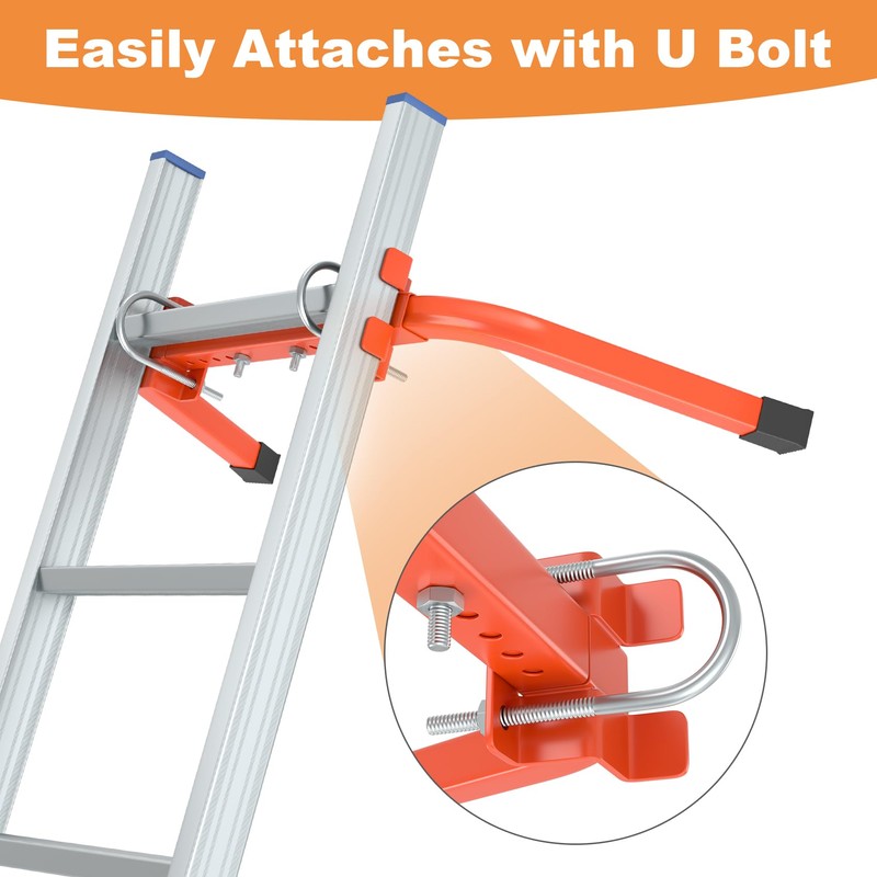 Mr IRONSTONE Ladder Stabilizer, Extended Ladder Stabilizer Accessory for Roof