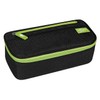 Wedo 24243011 Pencil Case with Inner Flap - Black/Green