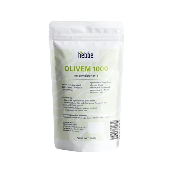Olivem 1000, Autoemulsificante Cosmético Cosmos Tipo de piel Mixta, Hebbe