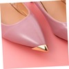 AOKWAWALIY Metal Shoes Pointed Protector High Heels Tip Cap Cover