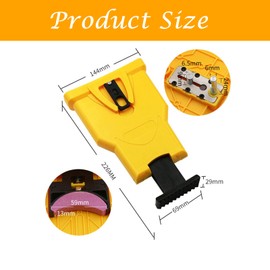 Portable Chain Sharpener, Saw Chain Sharpener, Chainsaw Sharpener Kit, Universal Chain Sharpener, Chainsaw Sharpener for Any Chainsaw