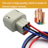 LIZAPUS 2pcs H13 9008 Headlight Connector Compatible with Ford F-150