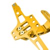 Motorcycle License Plate Bracket CNC Aluminium Alloy Universal Adjustable Motorcycle