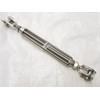 Jaw Jaw Turnbuckle Stainless Steel M16 (Open Body Wire Rope