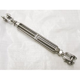 Jaw Jaw Turnbuckle Stainless Steel M16 (Open Body Wire Rope Rigging Screw)