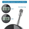 AUTOUTLET Digital Dial Gauge 0.01/0.0005 Inch Digital Dial Gauge Measuring