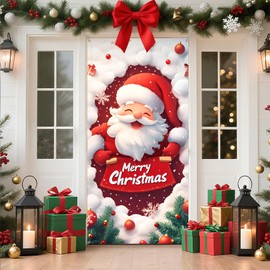 AOHMPT Large Party Door Cover & Photo Backdrop Kit - Themed Door Banner Decor for Home Parties, Celebrations & Events 70.9 x 35.4 Inch