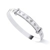 Goldlinks Sterling Silver Baby Bangle – Adjustable Teddy Bear Design