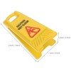 Angoily Yellow Warning Sign 5 Pieces Miniature Caution Wet Floor