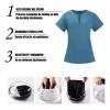 HERMOHERMO Scrub, Pijama Quirurgica Conjunto Medico Jogger Y Filipina