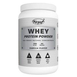 VORST Whey Protein Vanilla 728g | 28 Servings | AAA Grade Concentrate Powder | 1 Jar