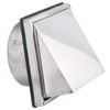 First4Spares 6" Stainless Steel Cowl External Extractor Wall Vent Outlet