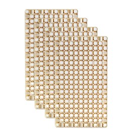 SSHLKBB Technical Panel 19x11 Classic Building Base Plates for Building Bricks Compatible with Major Brands Technical Parts White （4pcs）