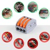 Delgada 110pcs Lever Wire Nut Connectors - Assortaed Pack with