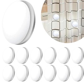 Shower Curtain Weights, 12 PCS Curtain Weights for Hems, 4cm Outdoor Anti-Collision and Noise Reduction for Shower Window Interior Tablecloths(White)