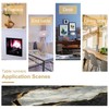 Marble Texture Table Runner Black Gold White Kitchen Dinner Runner