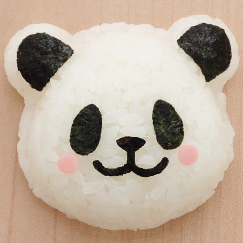 Ernest A-76939 Cara-Valve (Onigiri Model), Easy Mold Cutter (Omusubi Panda),