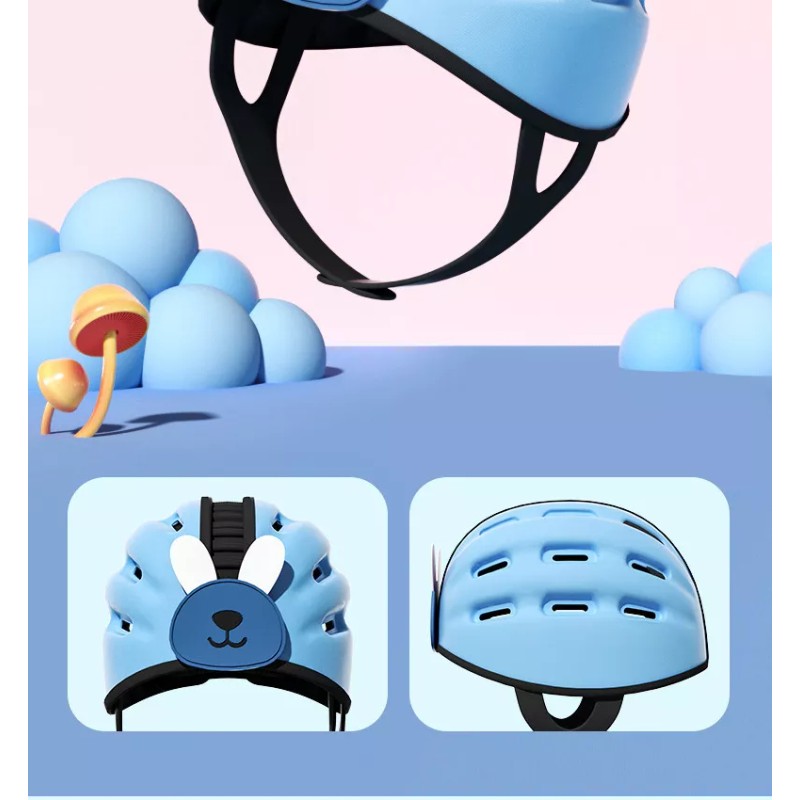 742934927247534 Casco Protector Antigolpes Seguridad Gateo Para Bebe