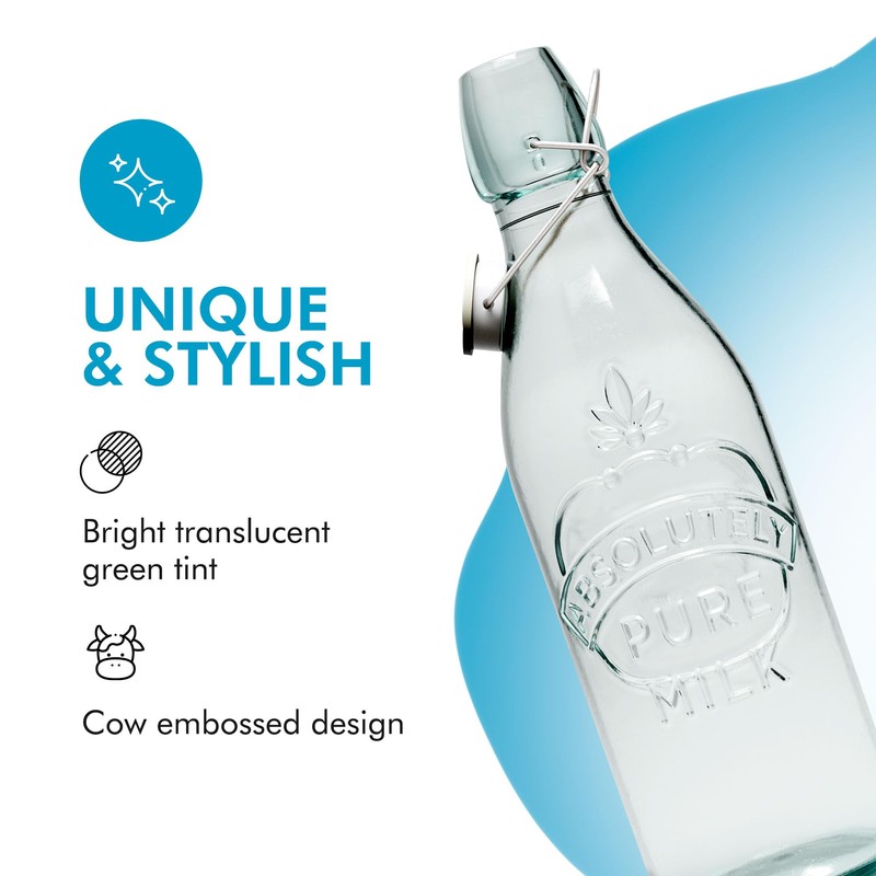 Amici Hermetic Milk Bottle - 34 oz