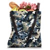 Camouflage Dark Camo Military Army Seamless Pattern Tote Bag
