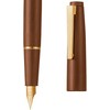 Jinhao 80 - Pluma estilográfica de fibra de carbono cepillada,