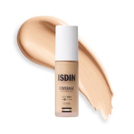 ISDIN Coverage SPF 50 1.0 Pearl, Base De Maquillaje Con Alta Proteccin Que Unifica El Tono Y Aporta Cobertura Modulable Con Accin Antiedad, Maquilla, 