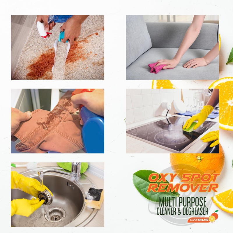 UCS Oxy Spot Remover - All-Purpose Cleaner & Degreaser Spray,