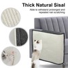 Upgraded Cat Scratch Furniture Couch Protector with Natural Sisal for