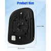56471 Driver Side Door Mirror Glass with Backing Plate Fit