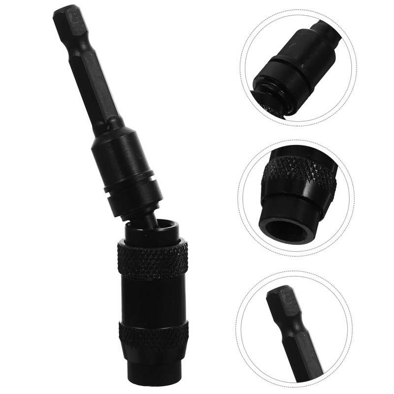 Gadpiparty Pivot Bit Holder Magnetic Drill Bit Extender Flexible Rotation