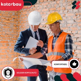 KOTARBAU® Protective Helmet Construction Helmet Adjustable Yellow