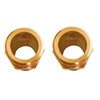 D&DHardware Double Nipple 1/2 Inch Brass Male Thread, Connector AG/AG
