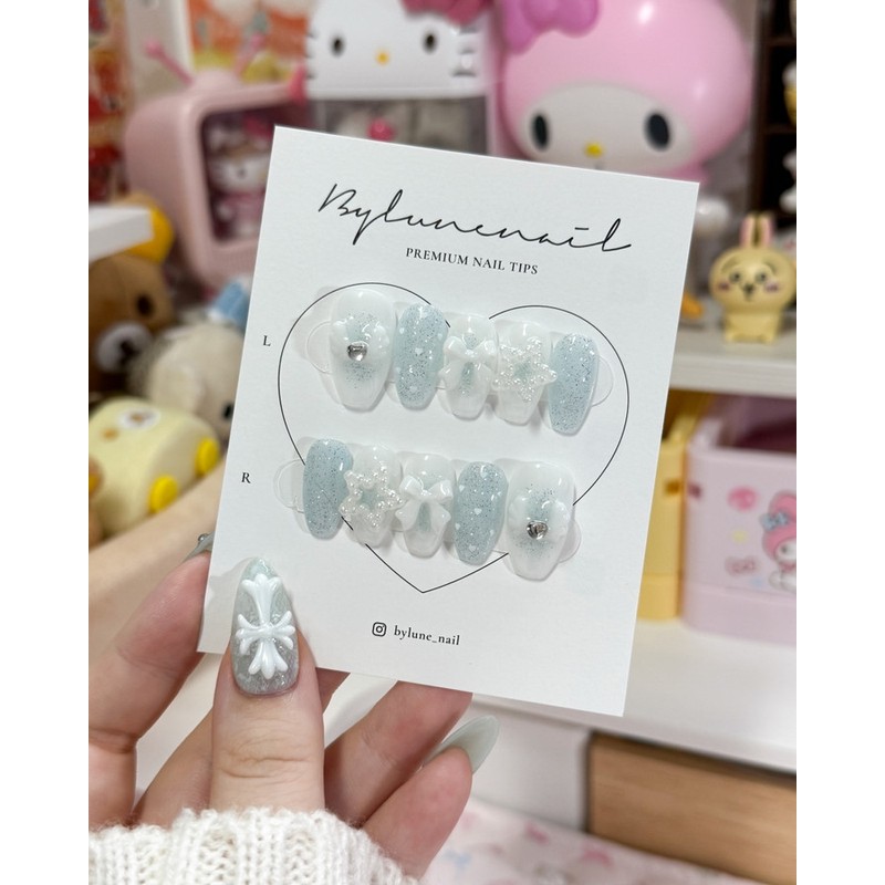 Angel Core Handmade Nail Tips Nail Tips - Ballerina /