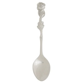 HIC Harold Import Co. GD-955 Rose Demi Spoon, 4-1/2", Stainless Steel GD-955-HIC