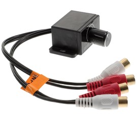 WINOMO Remote Amplifier Level Bass Audio Volume Control Knob with 2 RCA Connector
