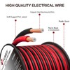 TYUMEN 100FT 14/2 Gauge Red Black Cable Hookup Electrical Wire