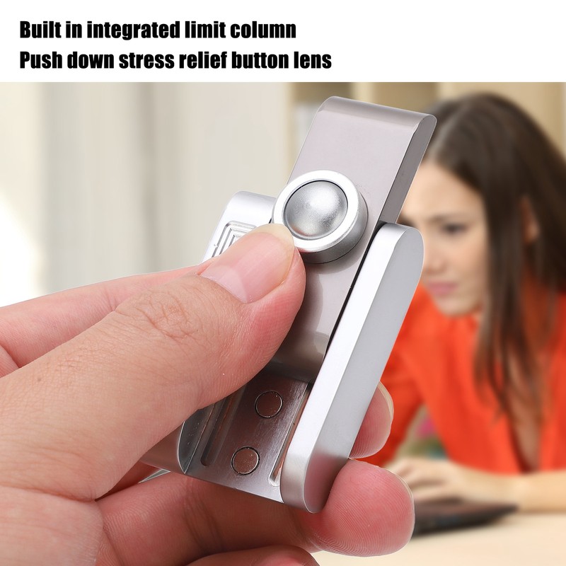Camera Shaped ADHD Push Slider Toy Adult Metal Press Click