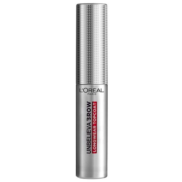 L'Oreal Paris Unbelieva-Brow Longwear Eyebrow Topcoat, Waterproof, Smudge-resistant, Transfer- Proof, Quick Drying, Easy and quick application with precise brush, Universal Transparent, 0.15 fl. oz.