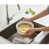 Joseph Joseph Spindola in Sink Salad Spinner, 2-in-1 Colander, Salad