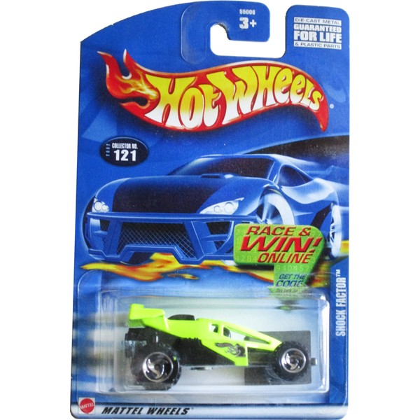 Hot Wheels 2002 Shock Factor #121 Razer Wheels on Race