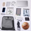 DEKAYAKER Drawstring Basketball Bag - Portable Soccer Volleyball Carrier Expandable