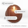 Luminara Flameless Fall Harvest Decor - Acorn Figural LED Candle