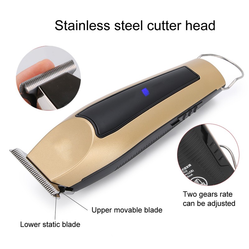 Rechargeable Electric Hair Trimmer Hair Clipper Cutting Machine Hairdressing Tool