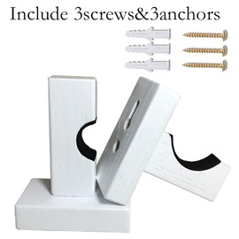 Baseball Bat Display Wall Mount Holder,Solid Wood Baseball Bat Rack Hanger